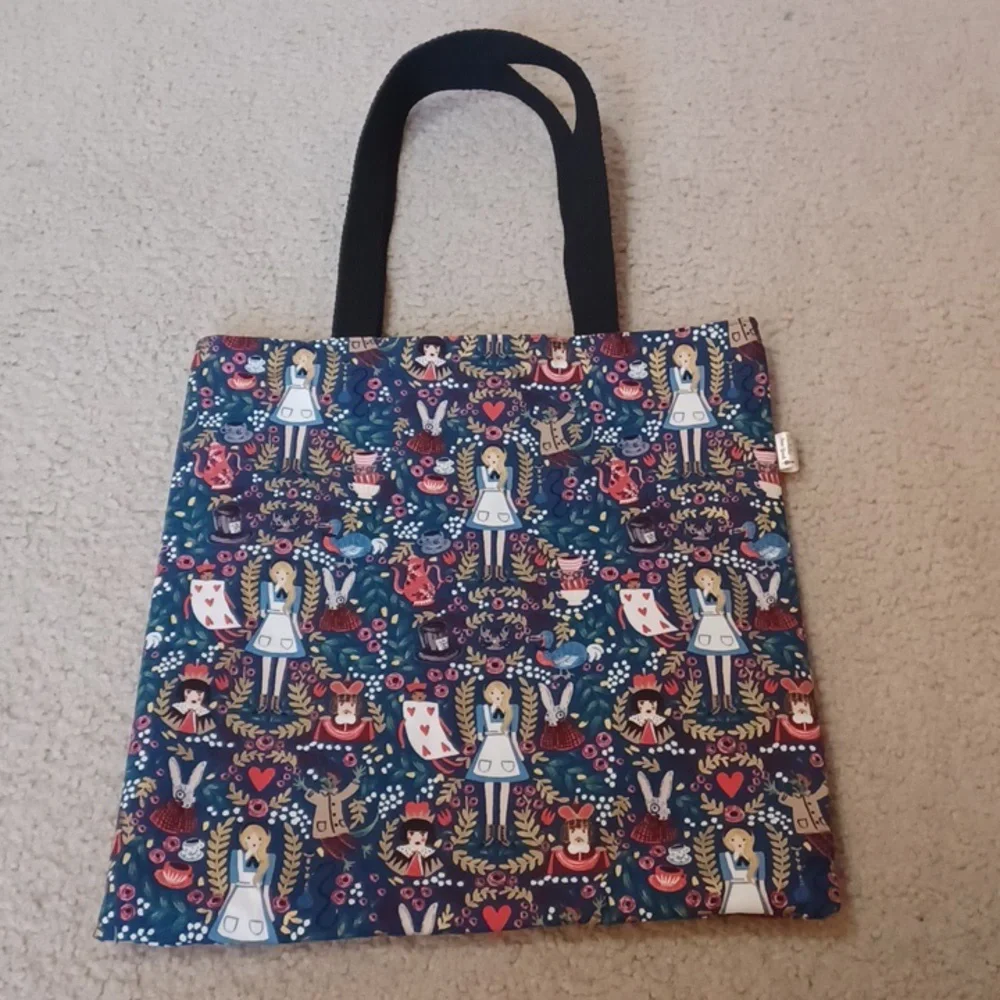 Toshika New York Handmade Alice In Wonderland Tote Bag